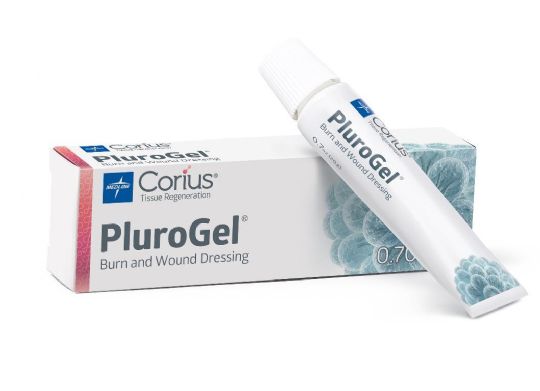 Burn and Wound Dressings with PluroGel for Optimal Wound Moisture in Case of 35 Units from Medline