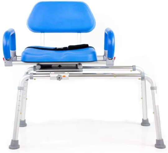 Shower Transfer Bench - PowerSlide Carousel with Swivel Seat