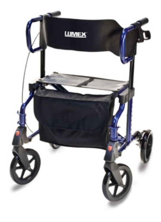 Lumex HybridLX Rollator Transport Chair
