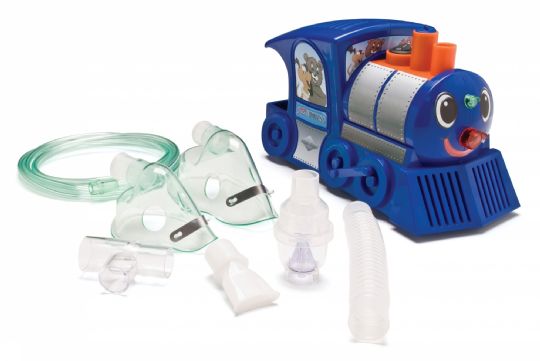 Everything needed for operation is included with the Train Pediatric Nebulizer Compressor