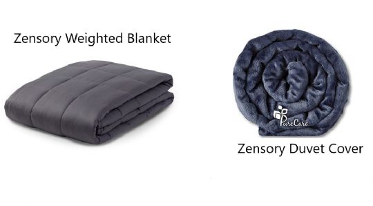Zensory Antimicrobial Adult Weighted Blankets and Duvet Covers by PureCare