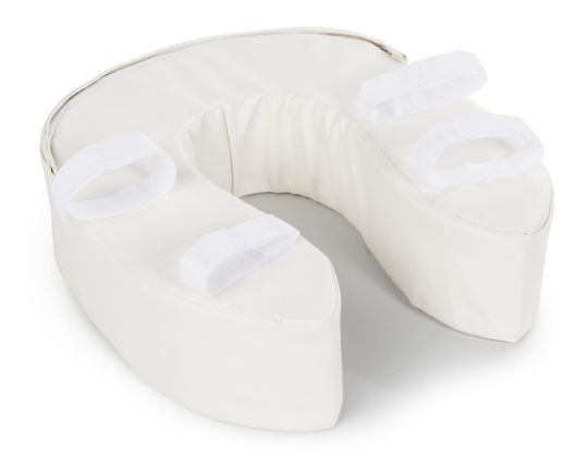 Raised Toilet Seat Cushion with 4-Inch Lift and Secure Straps