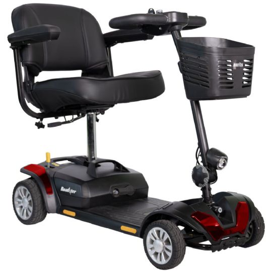 Four-Wheeled Mobility Scooter with Quick Assemble and 300 lbs. Weight Capacity - Merits USA