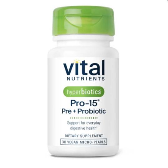 Hyperbiotics Pro-15 Pre and Probiotic for Digestive and Immune Support