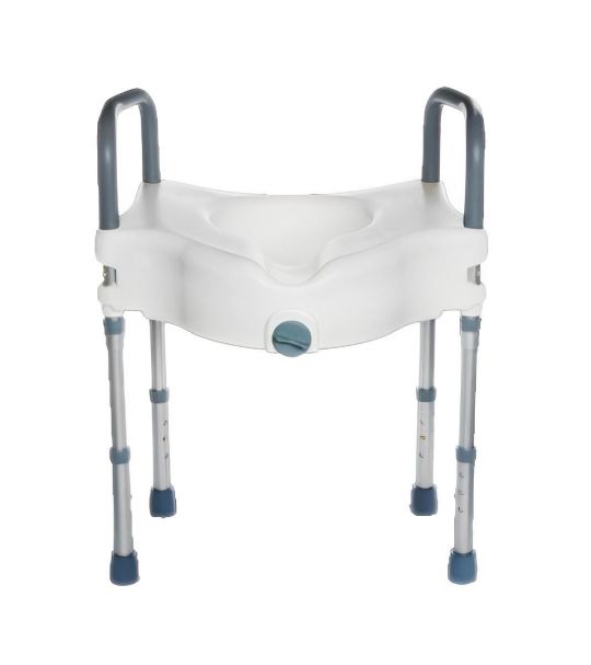 The Raised Toilet Commode Seat with Adjustable Legs from Inno Medical