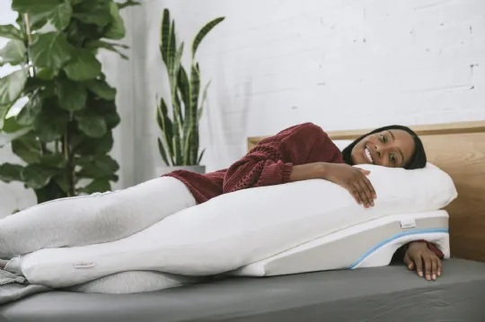 Body Pillow and Bed Wedge Shoulder Relief System