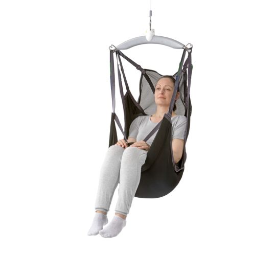 Patient High Sling for Seated Transfers with Head Support by Guldmann