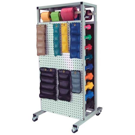 Double Sided Space Savers with Dumbbell Rack