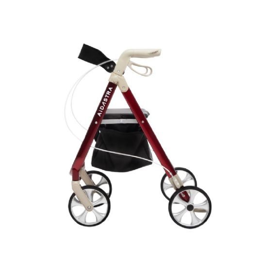 Walking Rollator with Steel and Aluminum Frame - 300 Pounds Weight Capacity - STOUT