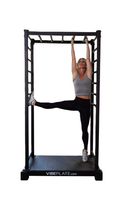 Vibrating Plates Ladder for Stretching Exercises - VibeStretch by VibePlate