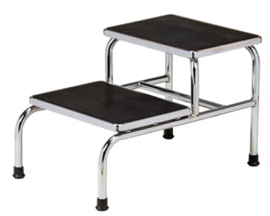 Two step step stool top
