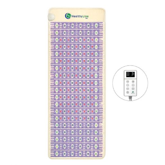 PEMF Therapy Mat with Gemstones for Enhanced Benefits with LED Controller - TAJ-Mat