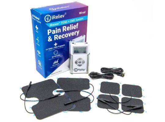 Full-Body TENS Pain Relief Therapy with Foot Attachment