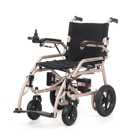 Folding Electric Wheelchair with 220 Pounds Capacity and Airline Approved | Falcon 5000 from Miracle Mobility