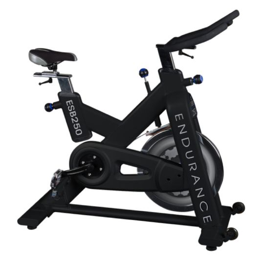 Body-Solid Spin Exercise Bike for Endurance, Compact, 44-lb. Flywheel, 2-Way Adjustable Handlebars & Seat Pads, Durable Steel Frame