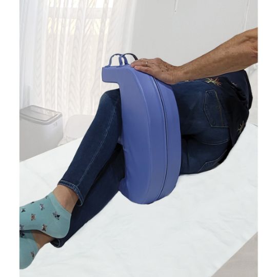 Positioning Bed Pillow for Patient Comfort and Caregiver Ease