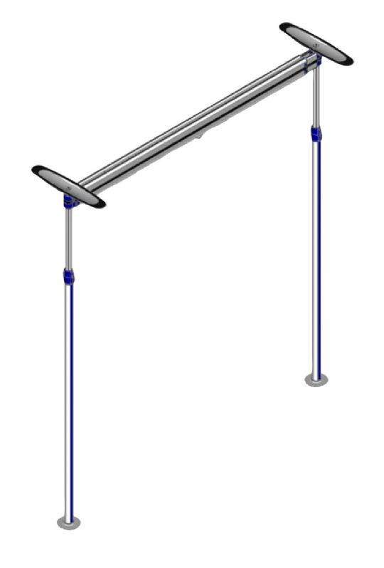 EasyTrack Portable Ceiling Lift - 2 Post Pressure Fit Overhead Ceiling Lift System by Arjo