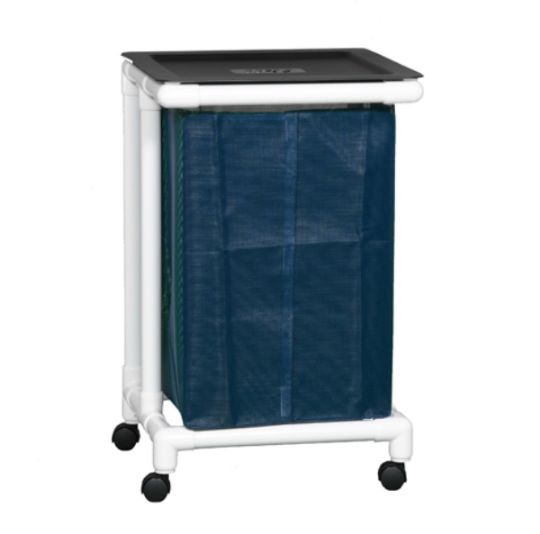 Extra-Large Laundry Hamper with Wheels, Single or Double Options, Velcro Mesh Bags, with Foot Pedal, by Value Line