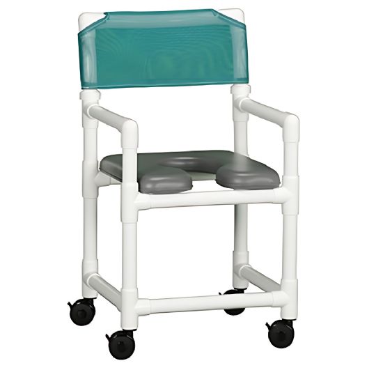 Soft Seat Rolling Shower Chair