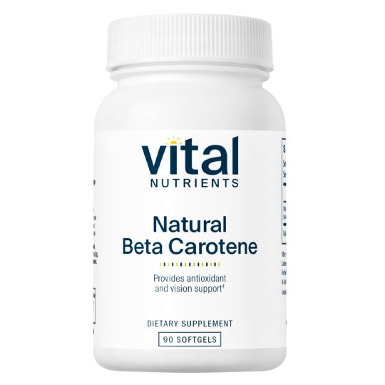 Beta Carotene Natural Dietary Supplement for Antioxidant and Visual Acuity