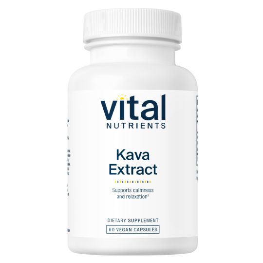Vital Nutrients Kava Root Extract Supplement Capsules