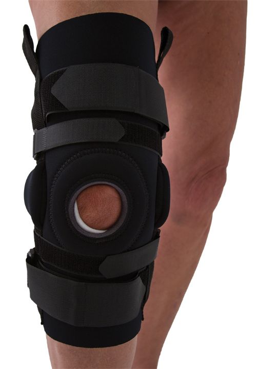 L'Timate Advanced Hinged Knee Support with Felt Buttress and Popliteal Cutout