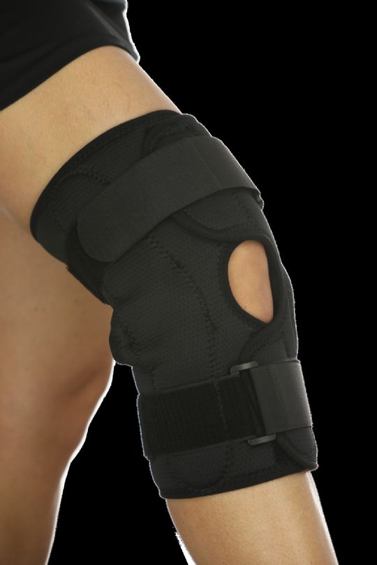 Hinged Knee Orthosis with Anterior Closure for Enhanced Support and Stability by Bird & Cronin
