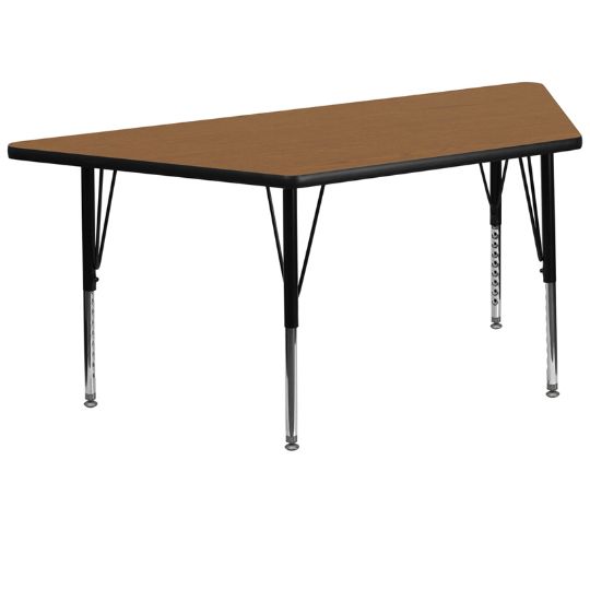 The Trapezoid Preschool Activity Table is shown above with an Oak top