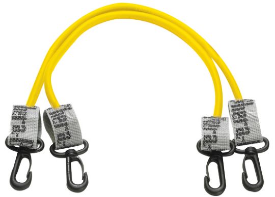 Resistance Tubing With Connectors for Thera-Band Handles or Footgrips in Yellow X-Light