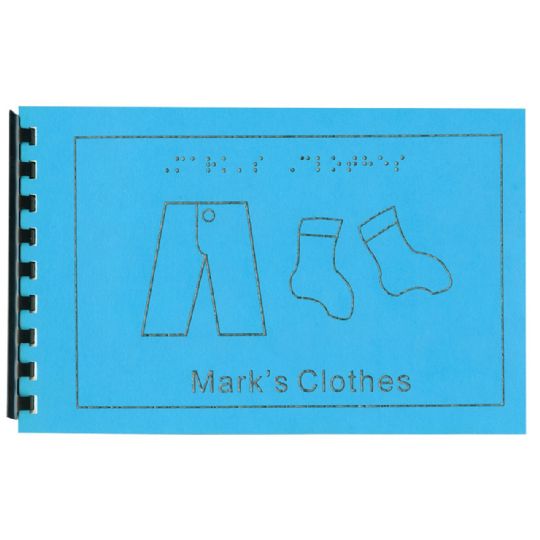 Childrens Braille Book - Clothes