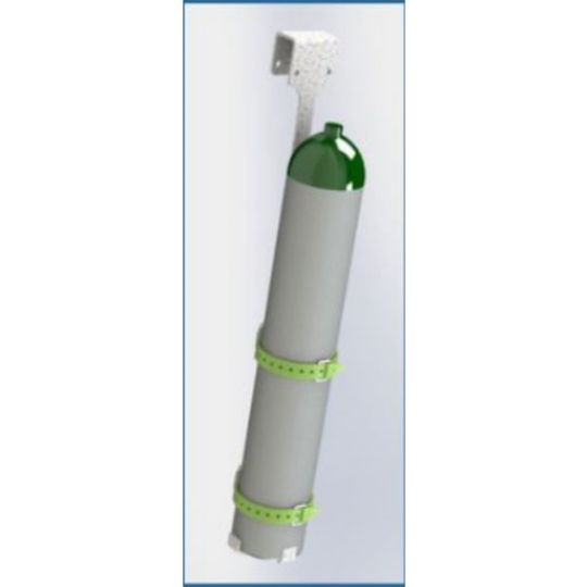 Its oxygen tank holder accommodates D and E tank sizes(sold separately)