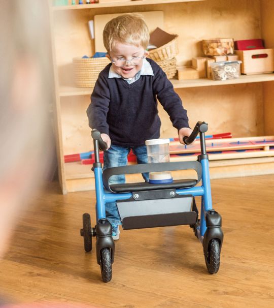 Assists children when they are first learning how to walk
