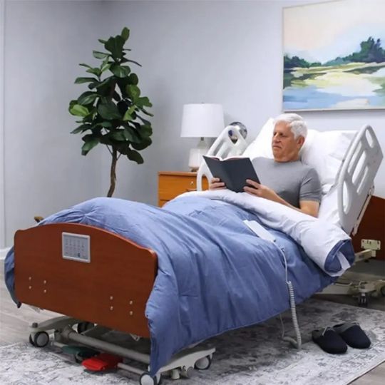 This bed frame provides superb comfort to its patients
