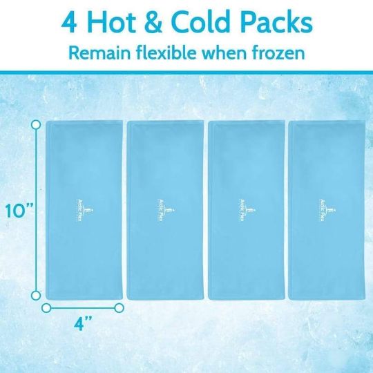 Dimensions of the ice packs