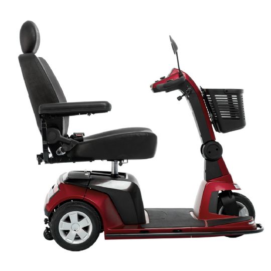 Side view of the scooter
