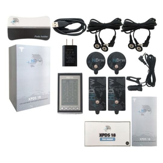 HiDow XPD Dual Channel TENS EMS Unit 12 Modes Muscle Stimulator
