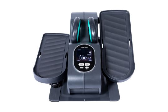 Back view of the Elliptical showing its display screen