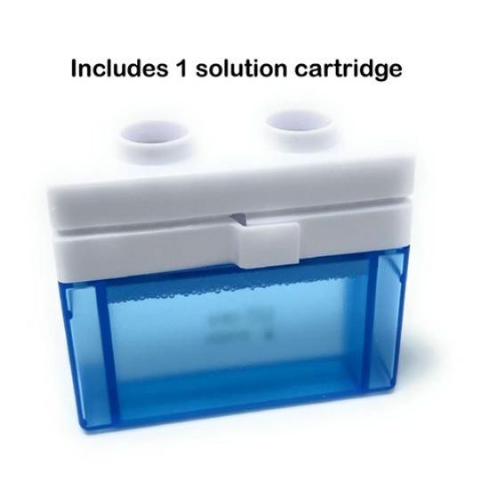 Here's the solution cartridge looks like