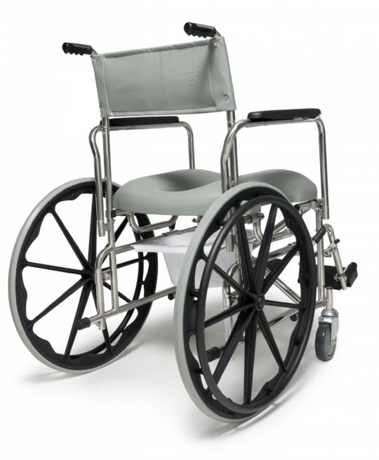 The image above shows the back part of the wheelchair
