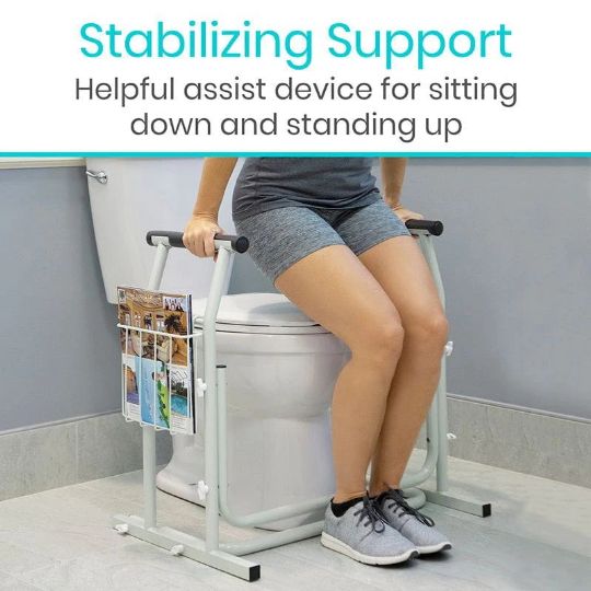 Great support for sitting and standing