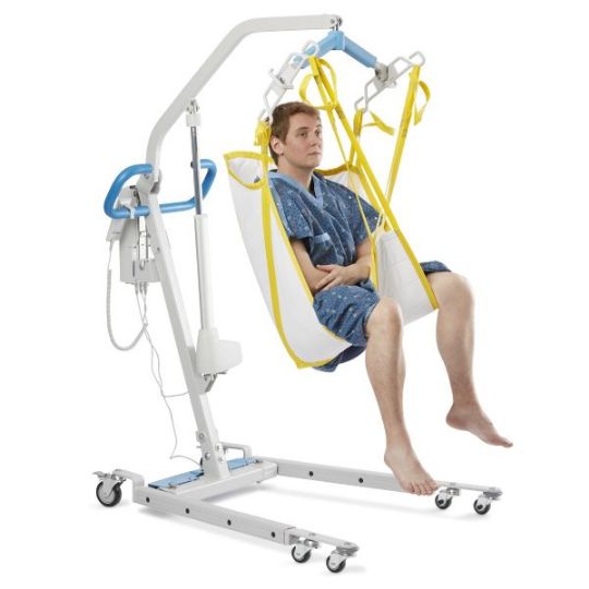 The sling when used with a patient lift