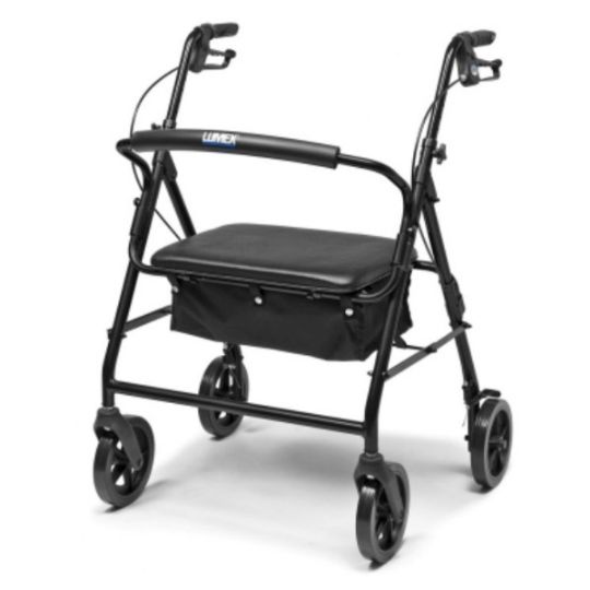 This is the Imperial Rollator Countoured Backbar Black Version
