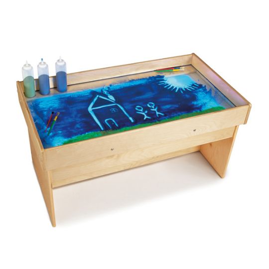 Draw in sand and see the pictures light up! (table sold separately)