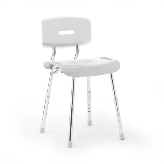 Medline Shower Chair with Back Antimicrobial