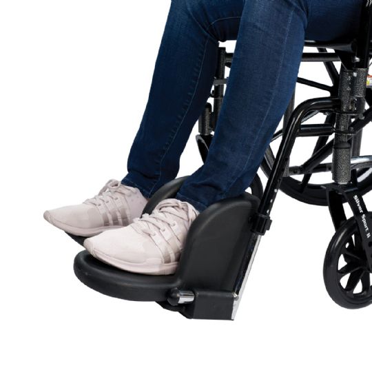 Provides protection while using a wheelchair