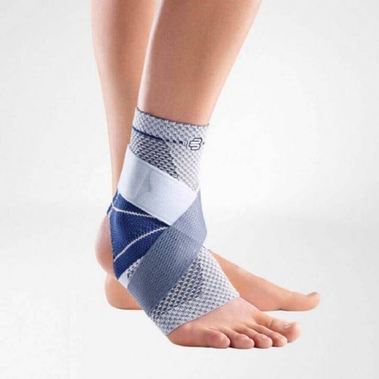 Ankle support with open heel design for enhanced stability and comfort