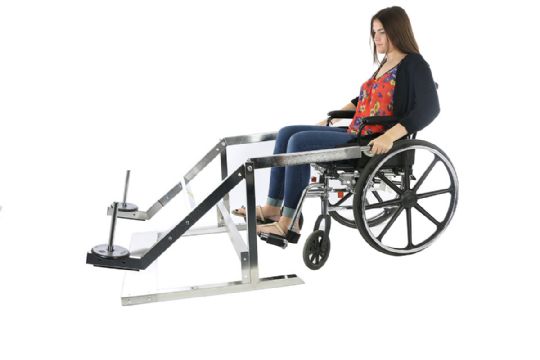 Can be positioned in the front or back for versatile exercise.