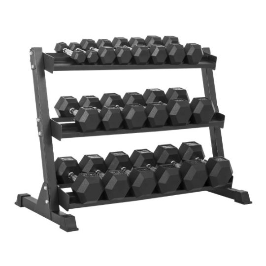 Here's the Dumbbell Weight Set with the Rack Option