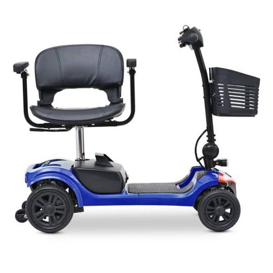 Equipped with an adjustable seat for easy & safe loading