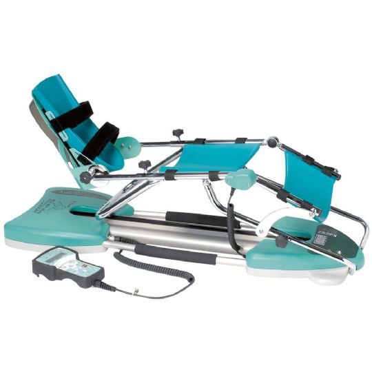 Spectra Essential Knee CPM Machine (Shown with Optional Green Foam Pad Kit with Black Straps)